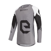 Maglia X TREME 23, una maglia off-road traspirante e ergonomica. Colore grigio scuro. Di ELEVEIT MOTOBOOTS.